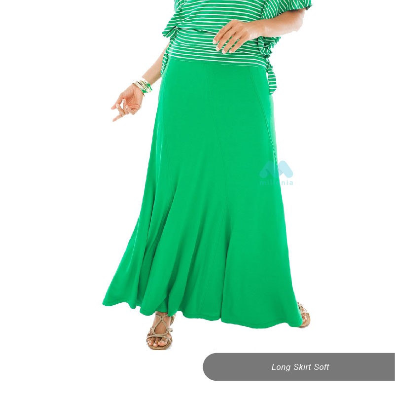 Rok Wanita - Chinos Long Cotton Rayon Skirt (CG-CHC 05)-2
