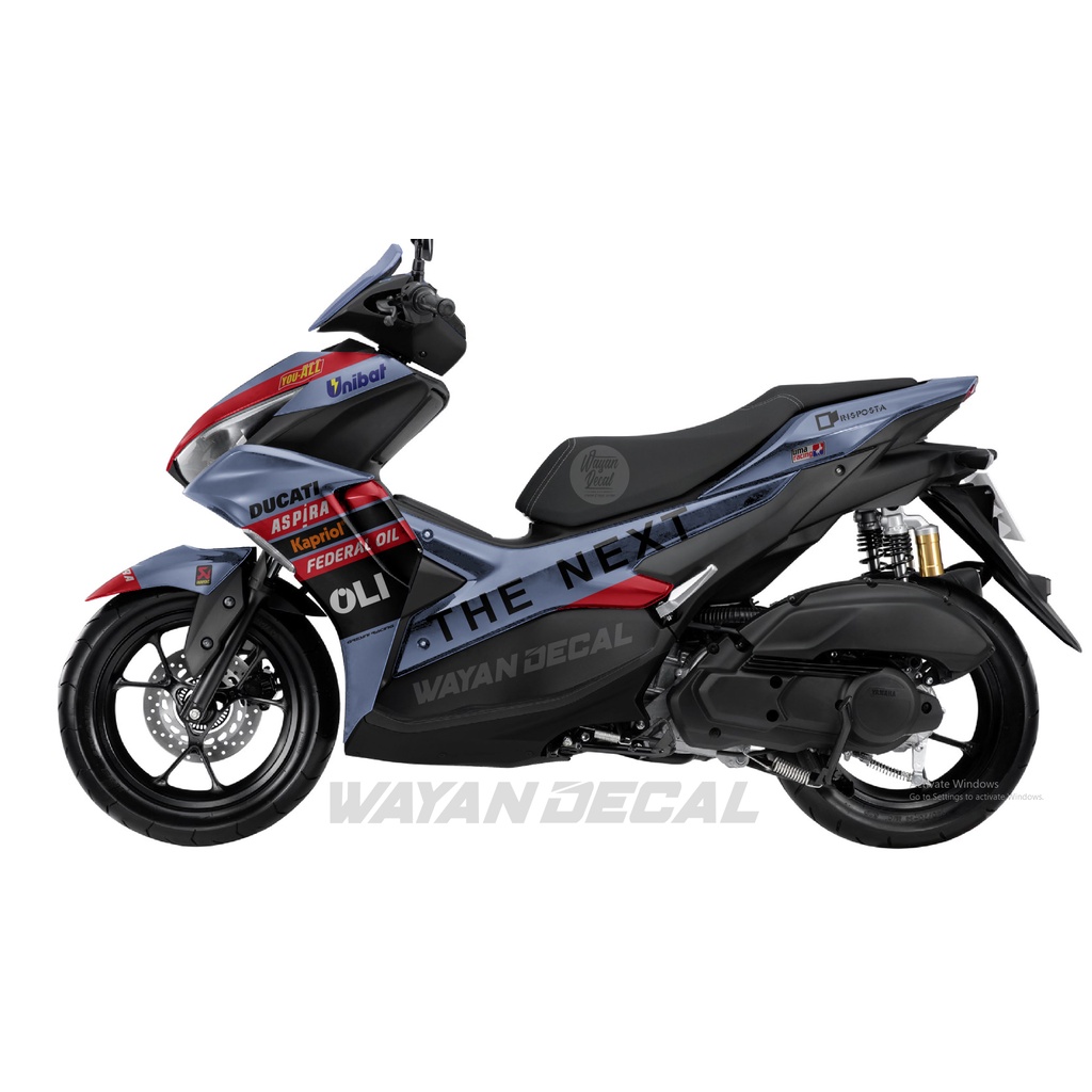 DECAL NEW AEROX DUCATI TEH NEXT