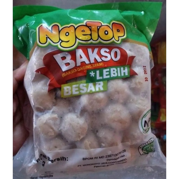 

bakso ngetop isi lebih besar
