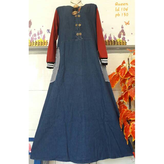 Gamis levis kombinasi