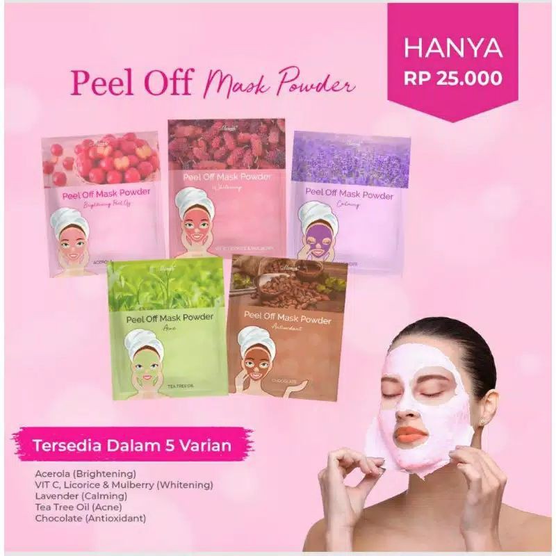 MASKER BUBUK / MASKER PEEL OFF MASK MARWAH