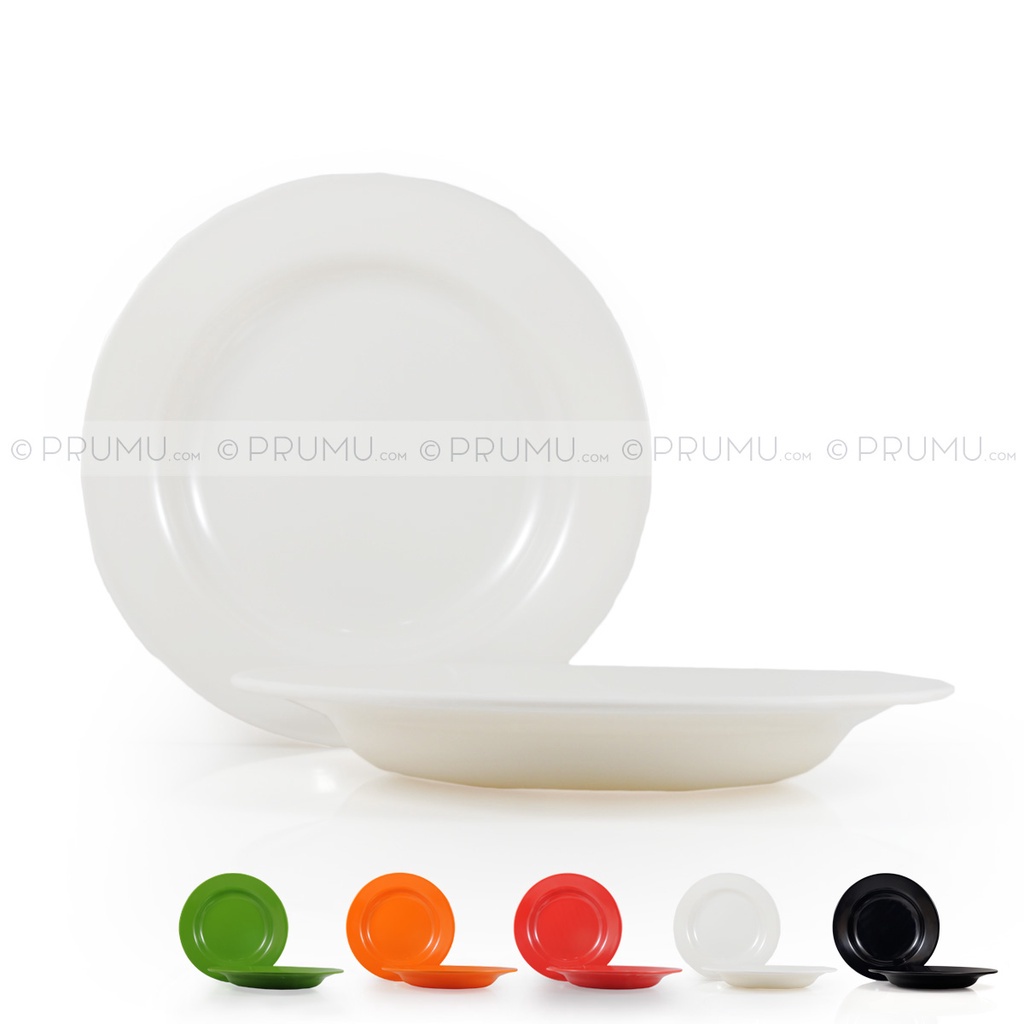 Piring Makan Melamin 9 inch - Piring Makan Cekung - Piring Nasi - Piring Melamine - M109