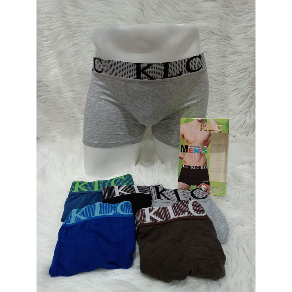 3 PCS BOXER PRIA | CELANA DALAM PRIA | BOXER KLC NO.6541