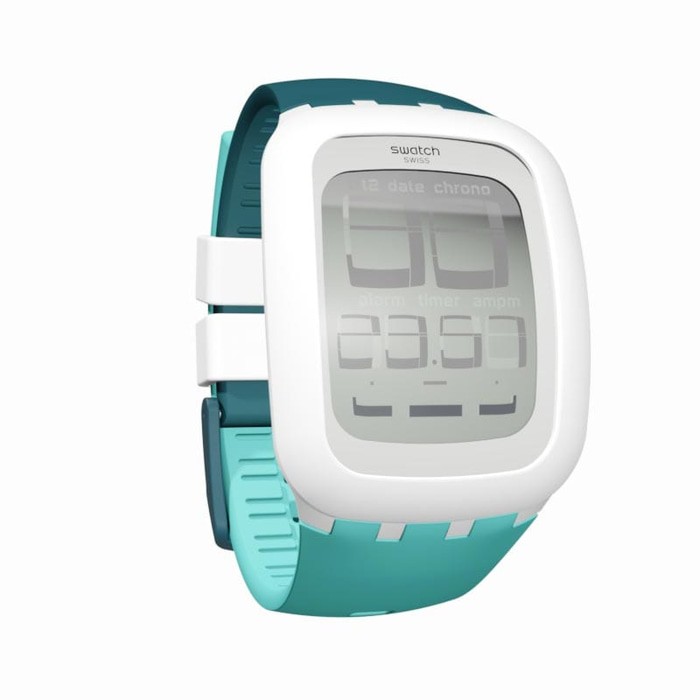 Swatch Digital Jam Tangan Karet Unisex SURW115 Optitouch Original