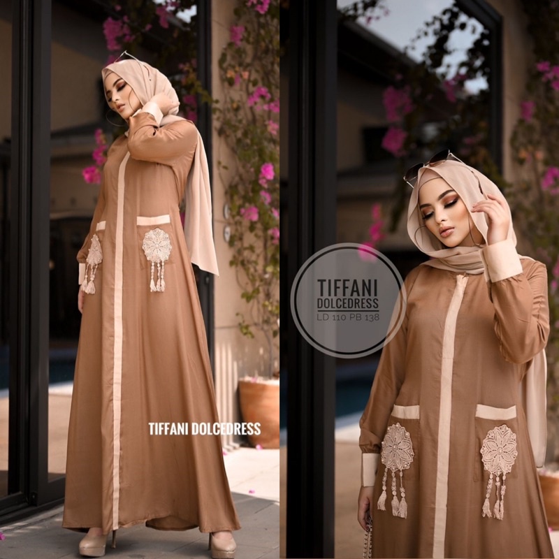 Daster Arab Dolce TIFFANI Maxi dress Gamis Rayon Premium