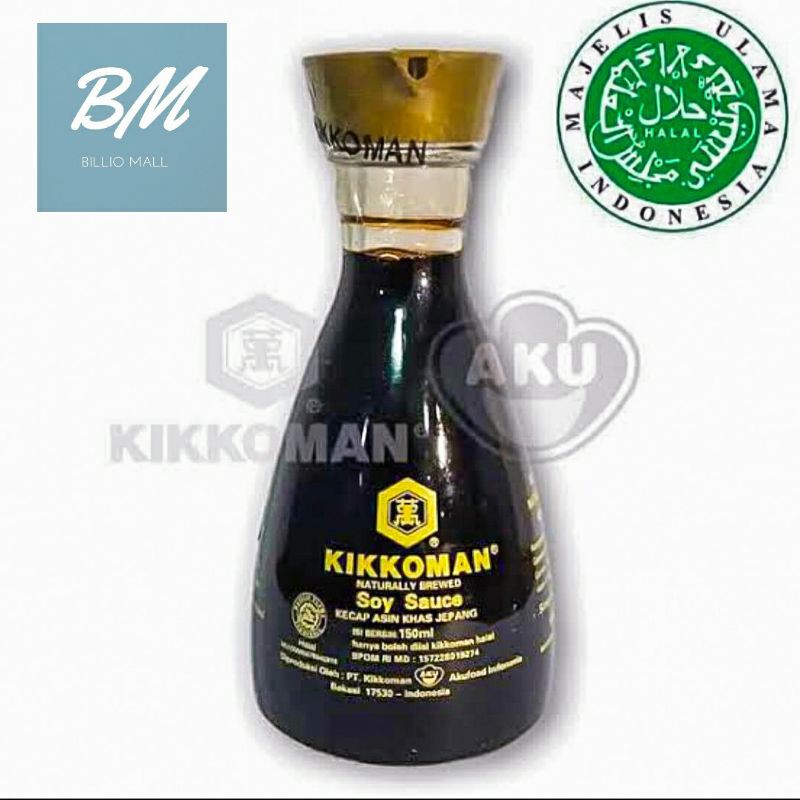 

Kikkoman Soy Sauce Dispenser 150 ml / Shoyu All Purpose Kecap Asin Jepang Kemasan Dispenser HALAL MUI