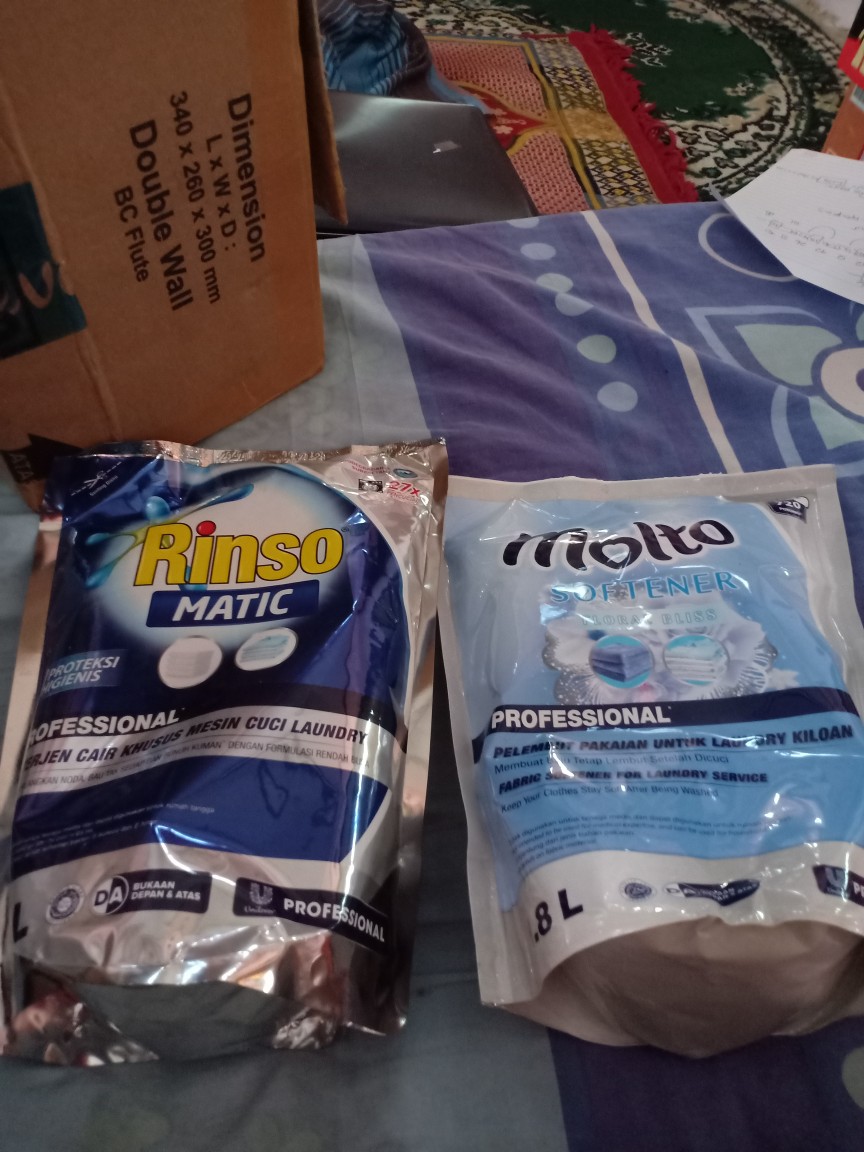 Rinso Matic Detergen Deterjen Sabun Cair Liquid Mesin Cuci Pintu Buka Depan Atas Ongkir Termurah