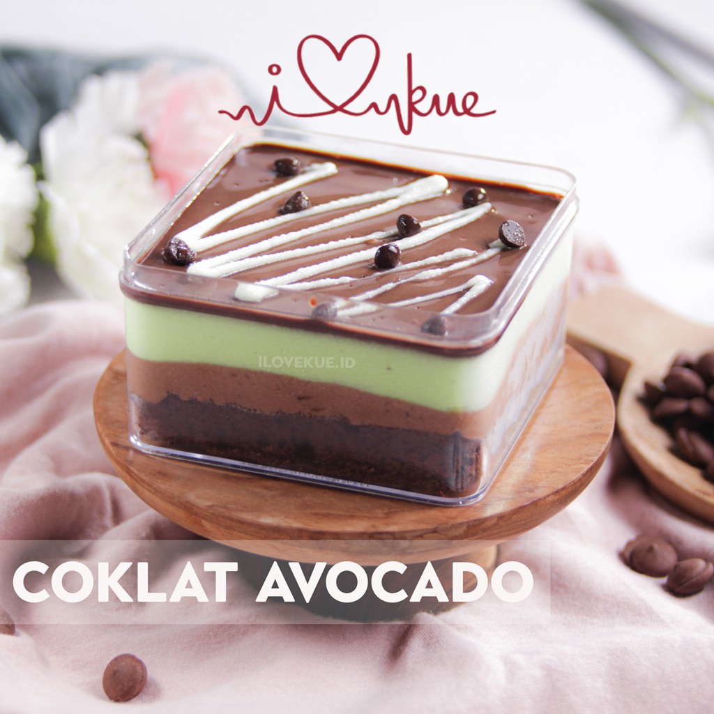 

Dessert Box CHOCOLATE AVOCADO / COKLAT ALPUKAT by iLoveKue