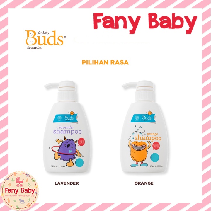 BUDS ORGANICS GROWING UP FOR KIDS SHAMPOO ORANGE 350ML