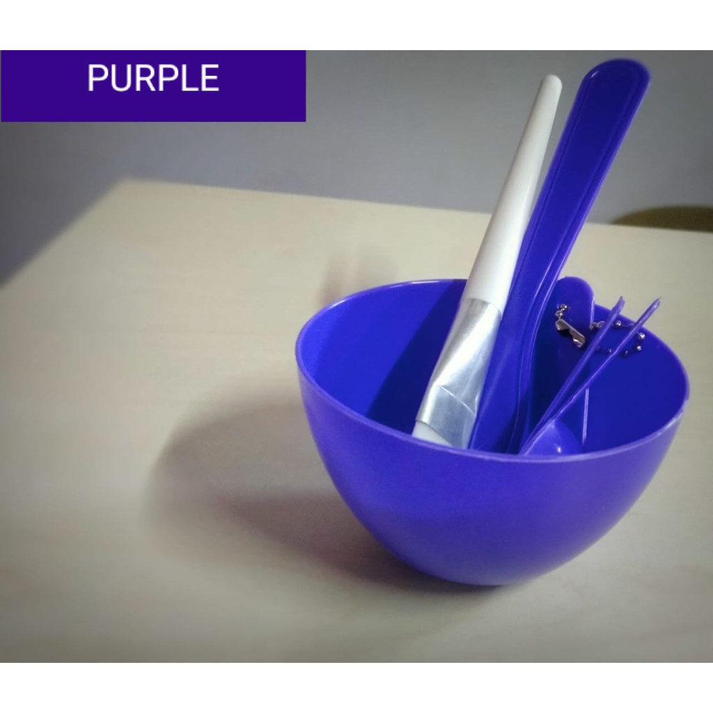 MANGKOK MASKER WAJAH SET / MANGKOK MASKER WAJAH ALAT MAKE UP KOSMETIK IMPORT MURAH