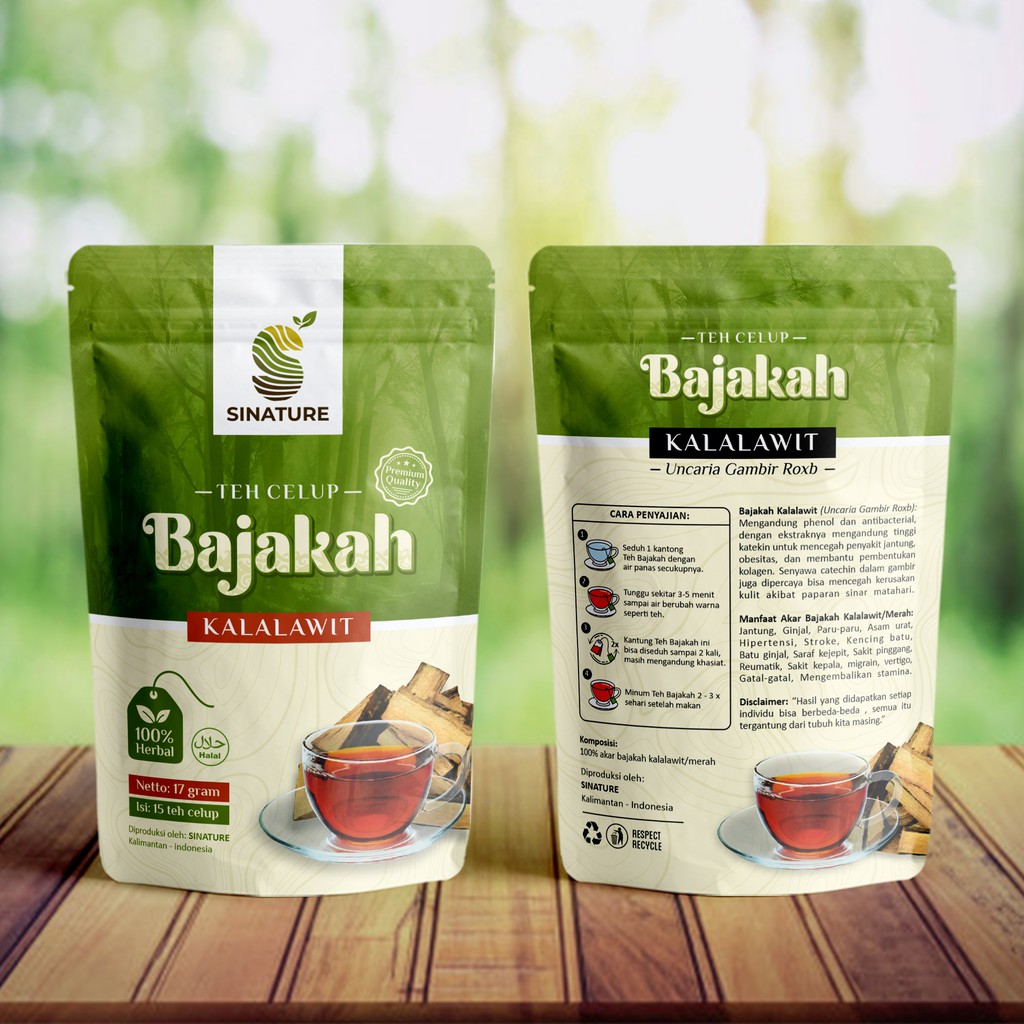 [SINATURE] TEH BAJAKAH SUPER ORIGINAL PRODUKSI KALIMANTAN