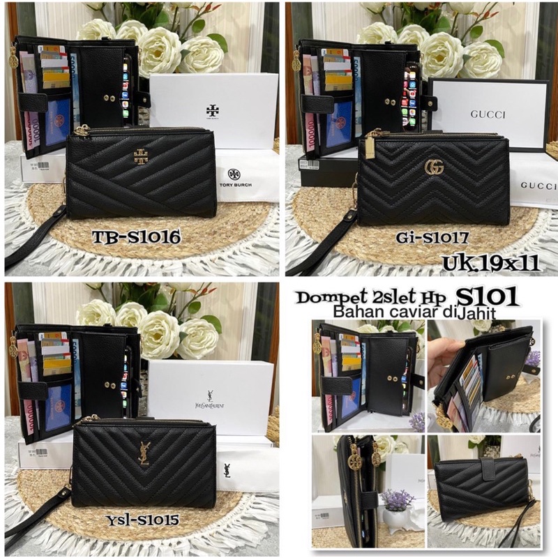 DOMPET 2 RUANG 2 SLETING + TEMPAT HP