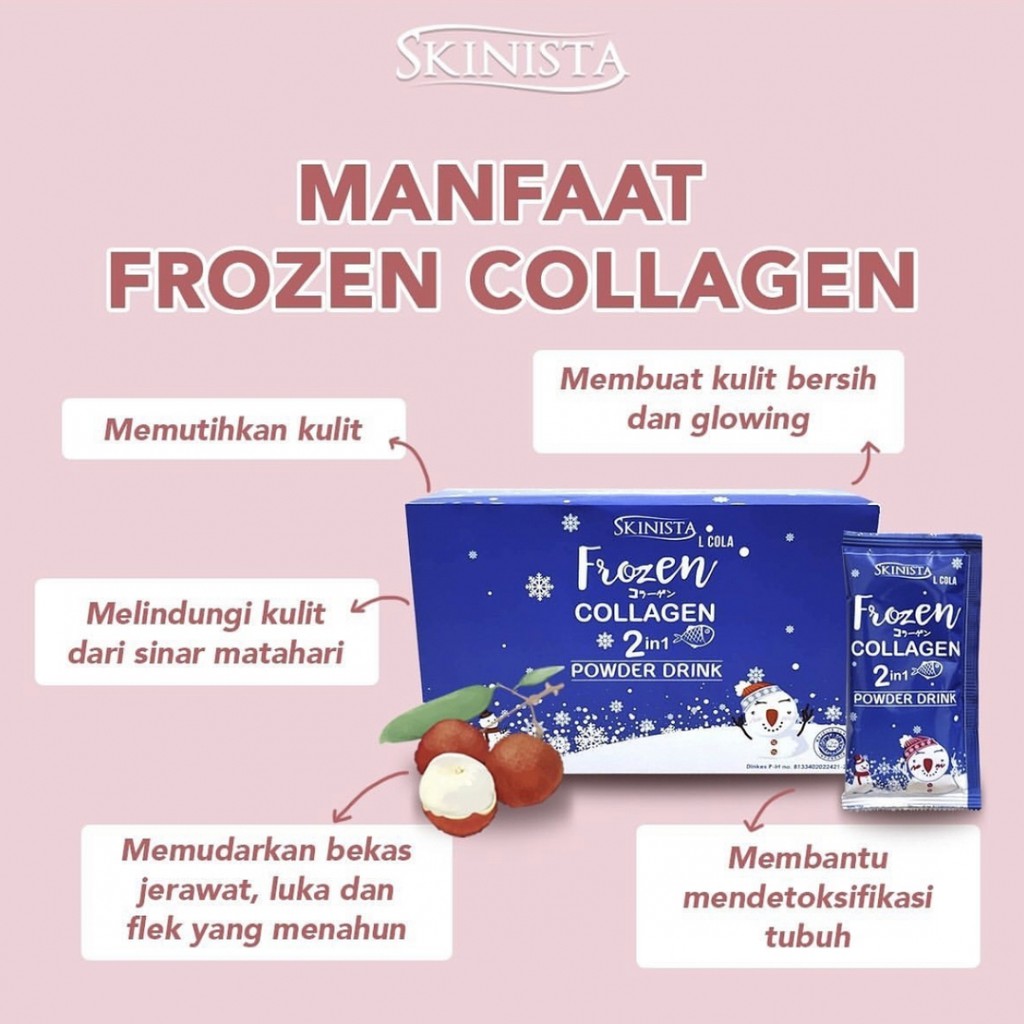 Frozen Collagen 2 in 1/Powder Drink By Skinista/Frozen Collagen Drink