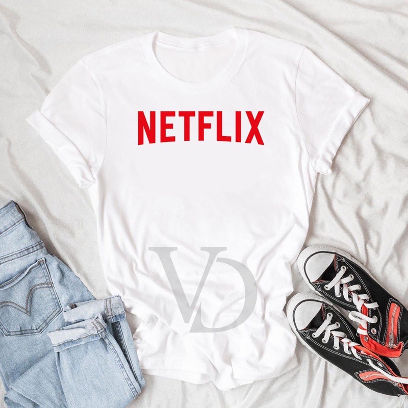 kaos unisex / baju netflix / kaos netflix / baju jumbo big size / kaos murah korea