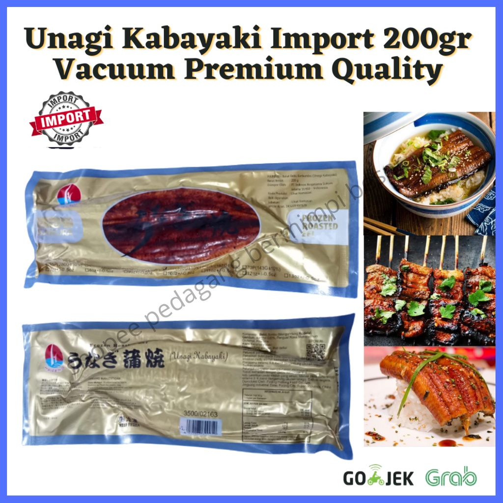Unagi Kabayaki 200gr Vacuum Premium Quality | Unagi