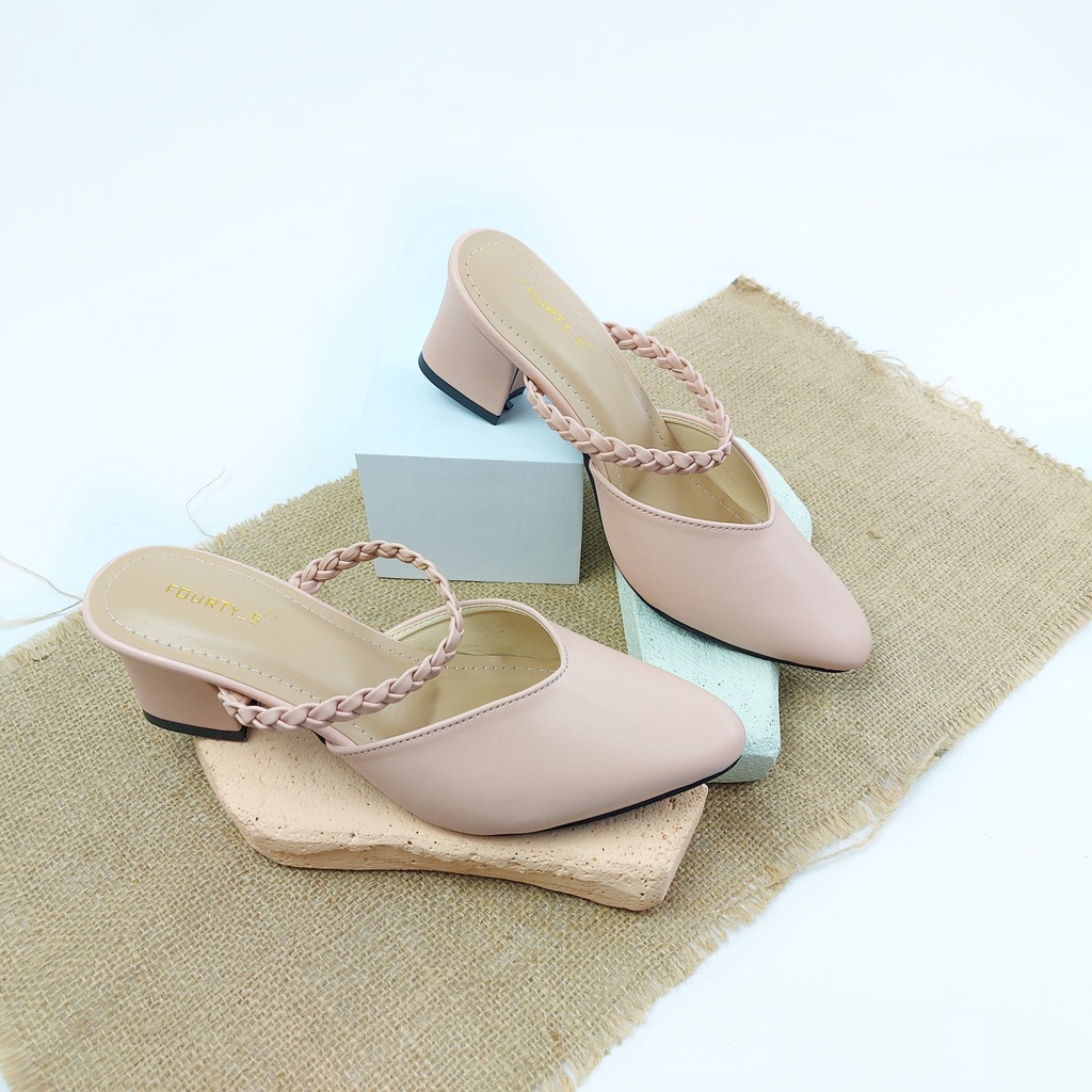 RHM- HP 03 Sepatu Sandal Wanita Mules Heels 5 cm LORENA