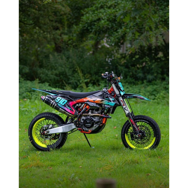 Jual DECAL KTM 250 2017 DESAIN BARU CUSTOM BEBAS WARNA BISA PAKAI NO