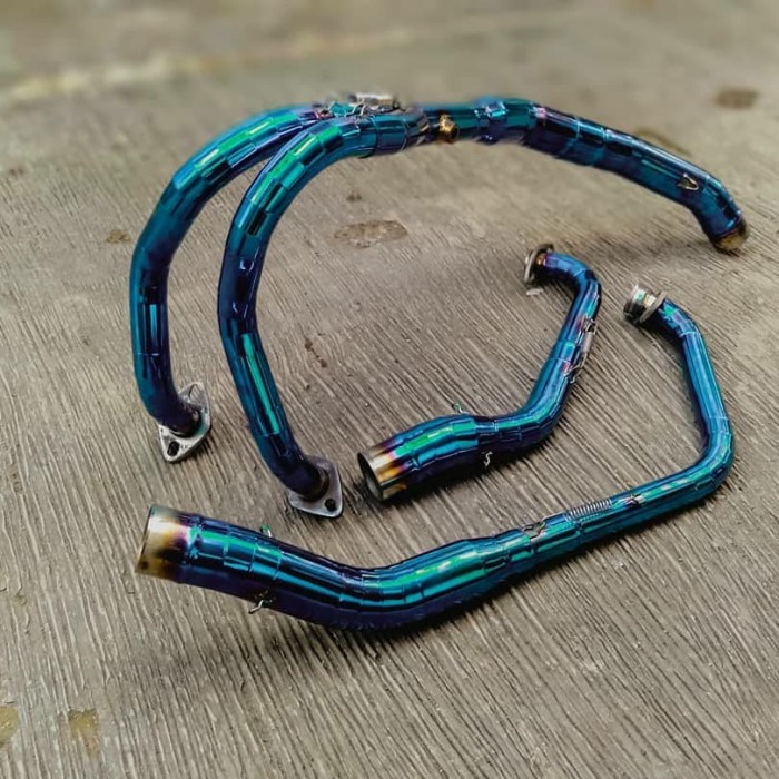 header knalpot bluemoon cbr250rr ninja250 r25 mt25 BARANG 100% ORIGINAL