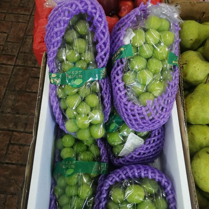 

Anggur Jepang Shine Muscat Fresh Fresh import isi 2,5kg