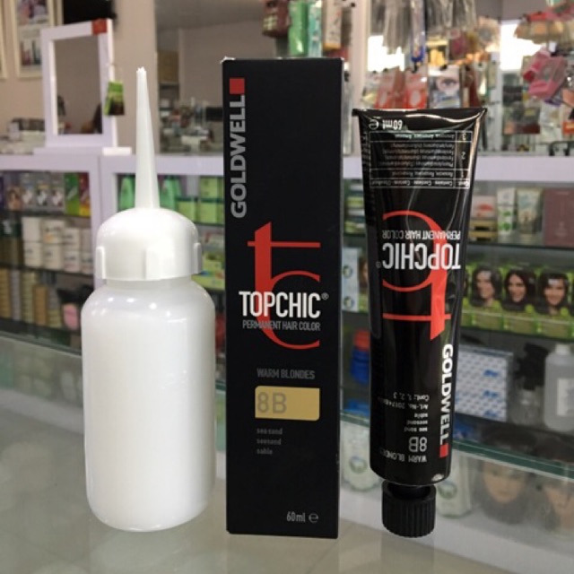 Goldwell Topchic Hair Color 60ml &amp; Oxydant 120ml Kode 8B