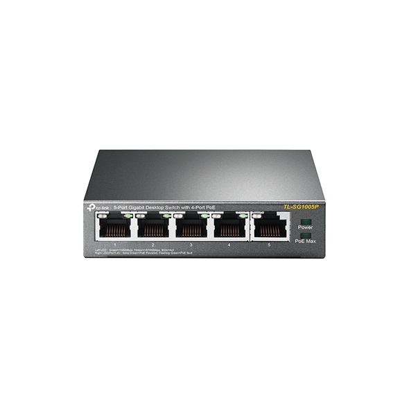 TP-Link TL-SG1005P 5-Port Gigabit Desktop PoE Switch