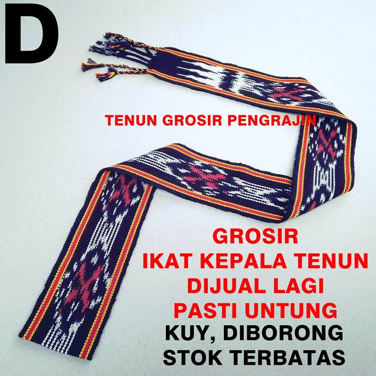 Ikat Kepala Tenun Etnik Motif Dayak Kalimantan Toraja Bali Sumba Papua Lombok Kain PROMO TERMURAH-D-(Papua)