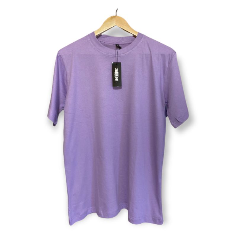 Kaos polos lilac