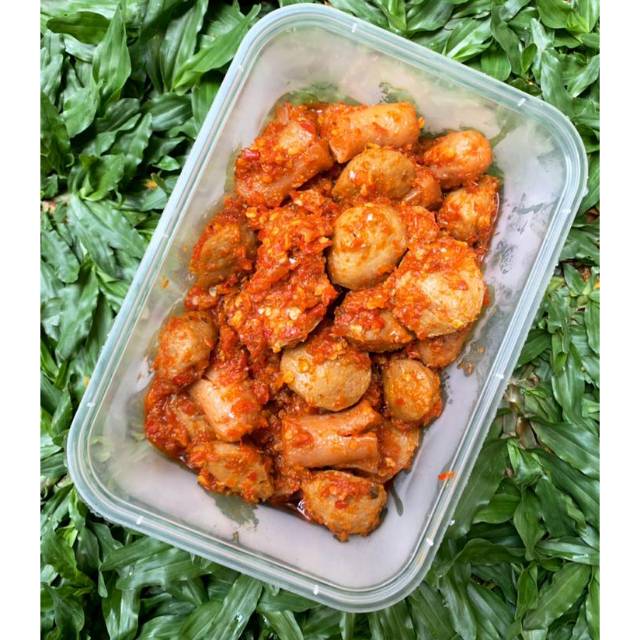 

Bakso sosis balado