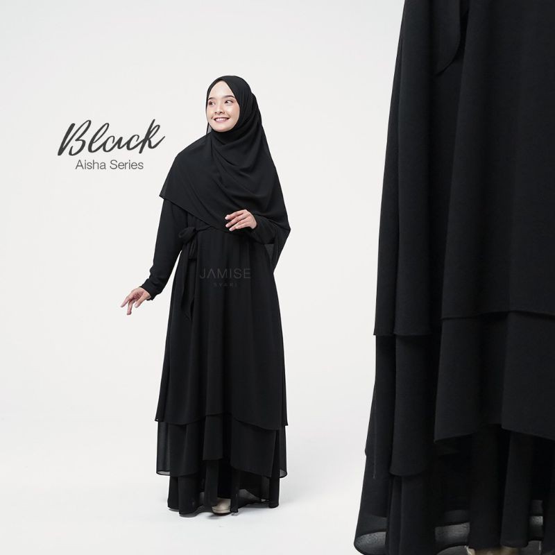 aisha Black series by jamise syari || Jastip