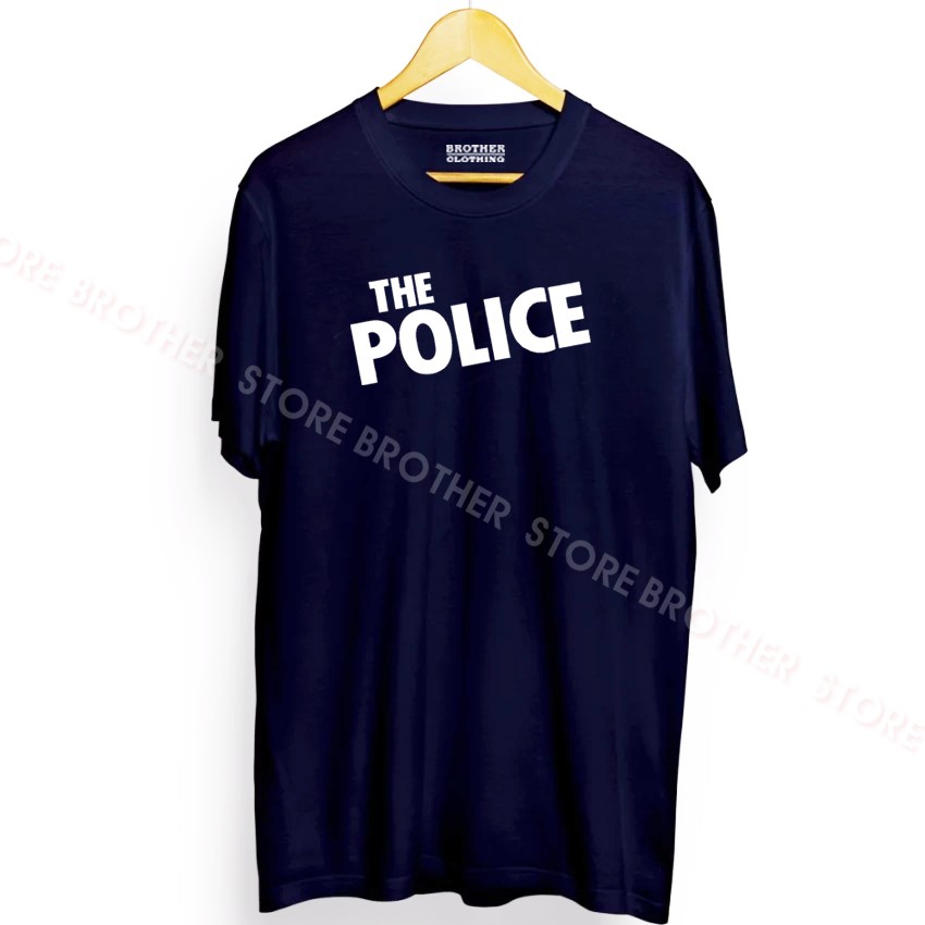 Kaos Distro The Police White Premium