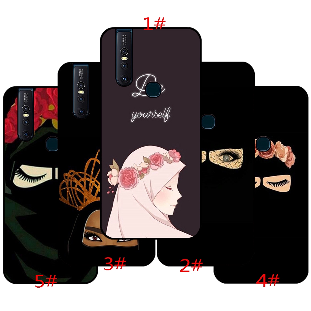 Casing Soft Case Motif Wanita Muslim Untuk Vivo Y17 Y69 Y71 Y91c Y91 Y93 Y95 V5x Z5x Shopee Indonesia