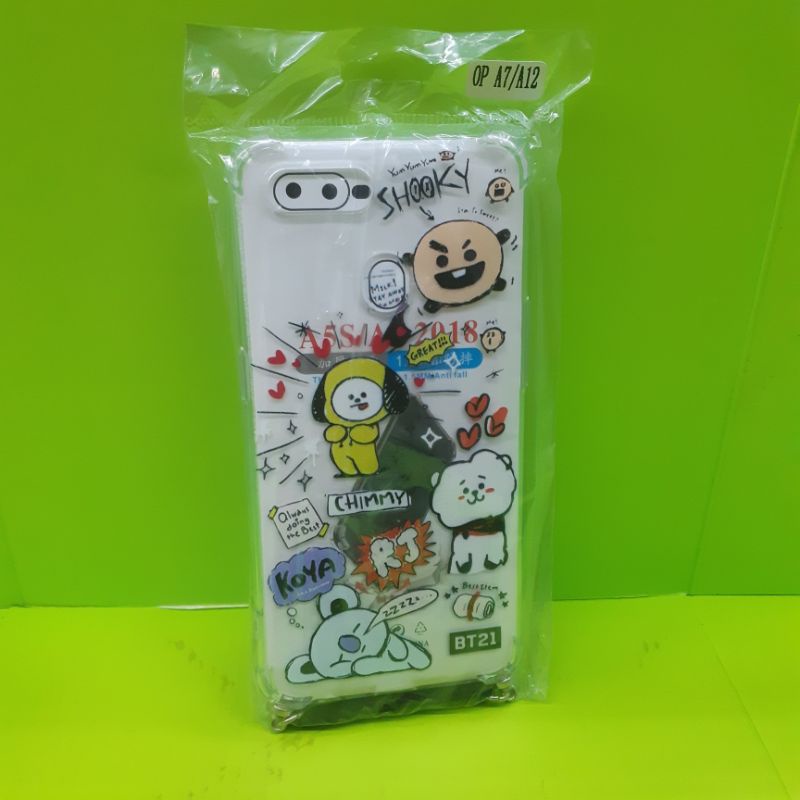 Case gantung karakter bts oppo a7/ a5s/a12 /a11k