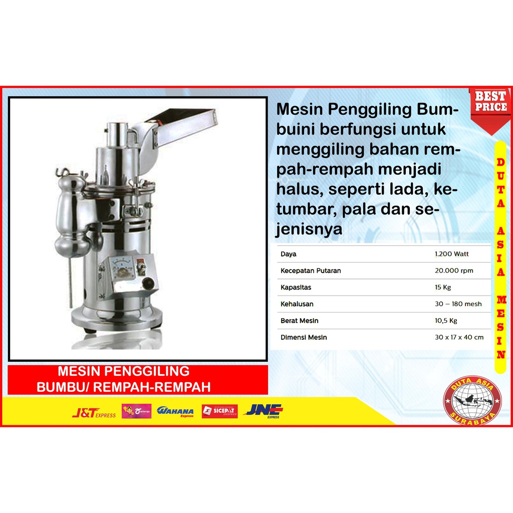 MESIN PENGGILING REMPAH-REMPAH ATAU BUMBU
