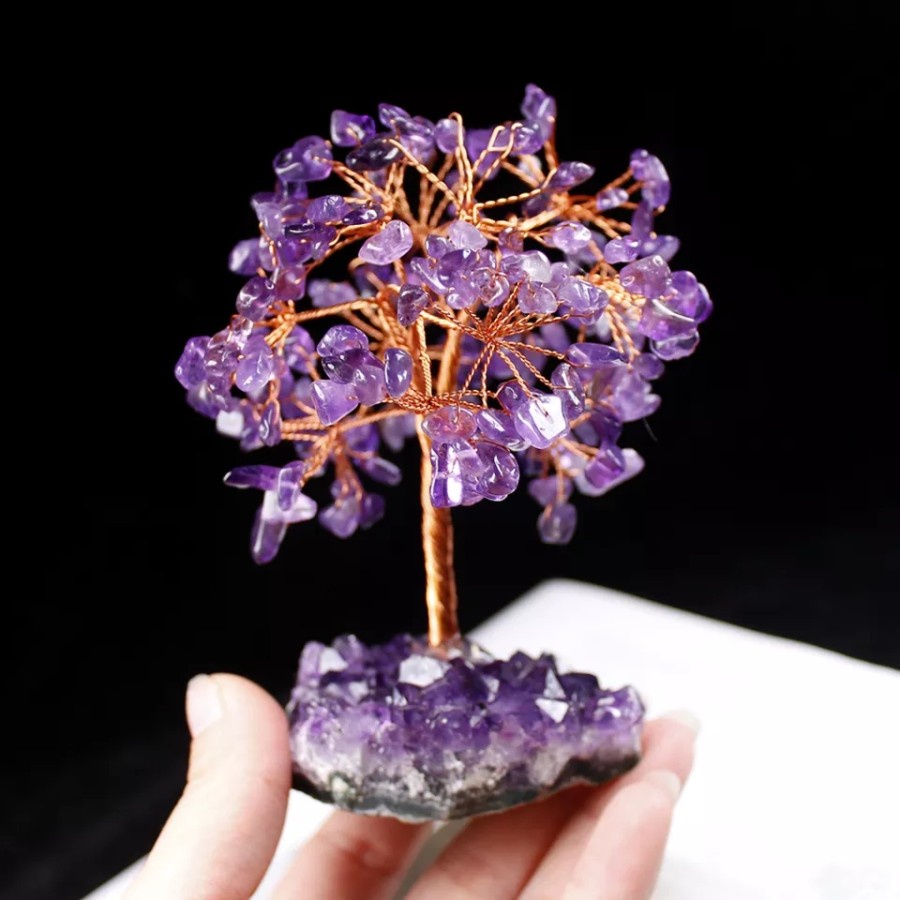 Pohon Kristal Amethyst Keberuntungan Fengshui