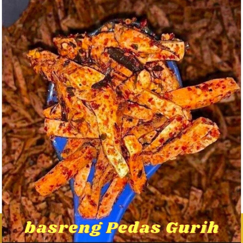 Basreng Baso Goreng Kriuk Gurih Pedas Daun Jeruk Renyah 1kg