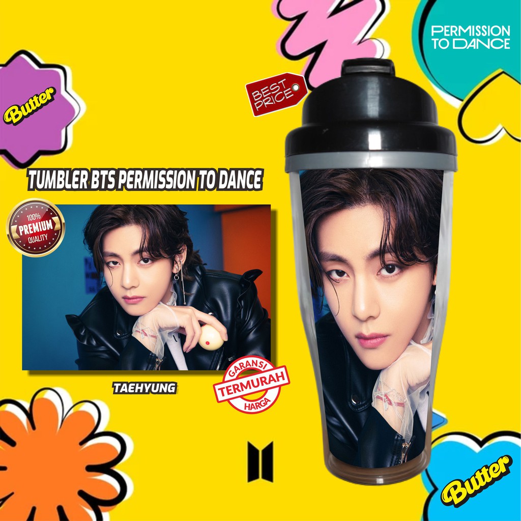 Botol Tumbler // Botol Minum BTS Edisi Permission To Dance