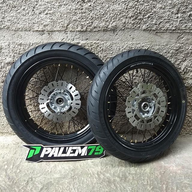 Wheelset CRF 150 17 300 350 - Paket Ban Supermoto Model CRF 250