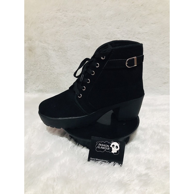 SEPATU ANKLE BOOTS WANITA KOREA REAL PICTURE 36-40