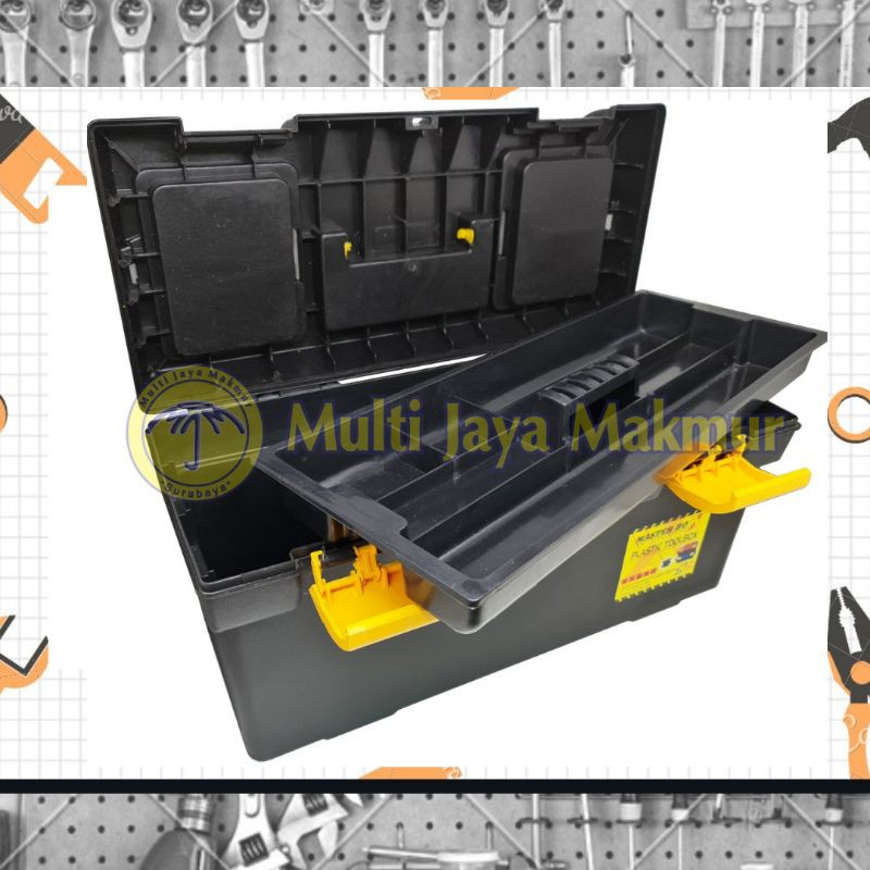 Tool Box PVC Kotak Perkakas 2 susun Murah