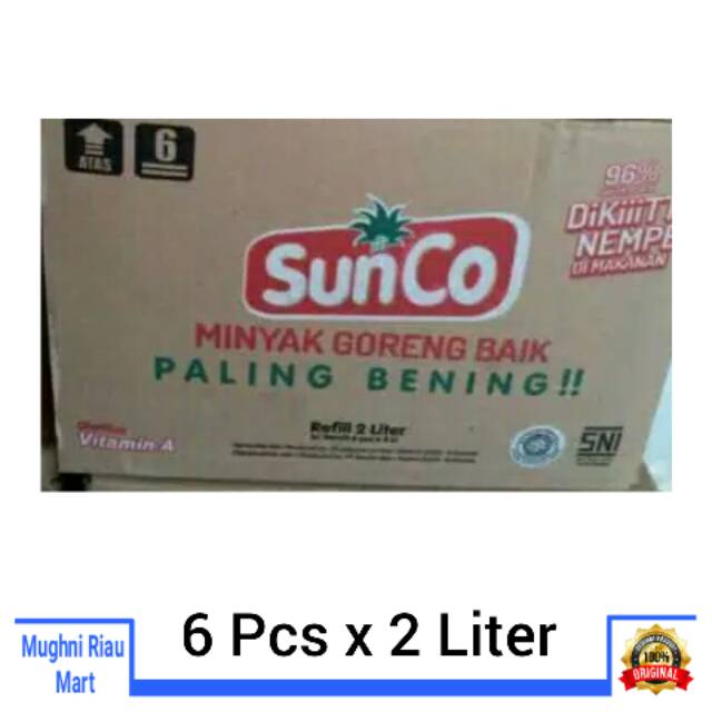 

Sunco Minyak Goreng Karton 2 Liter x 6 Pcs