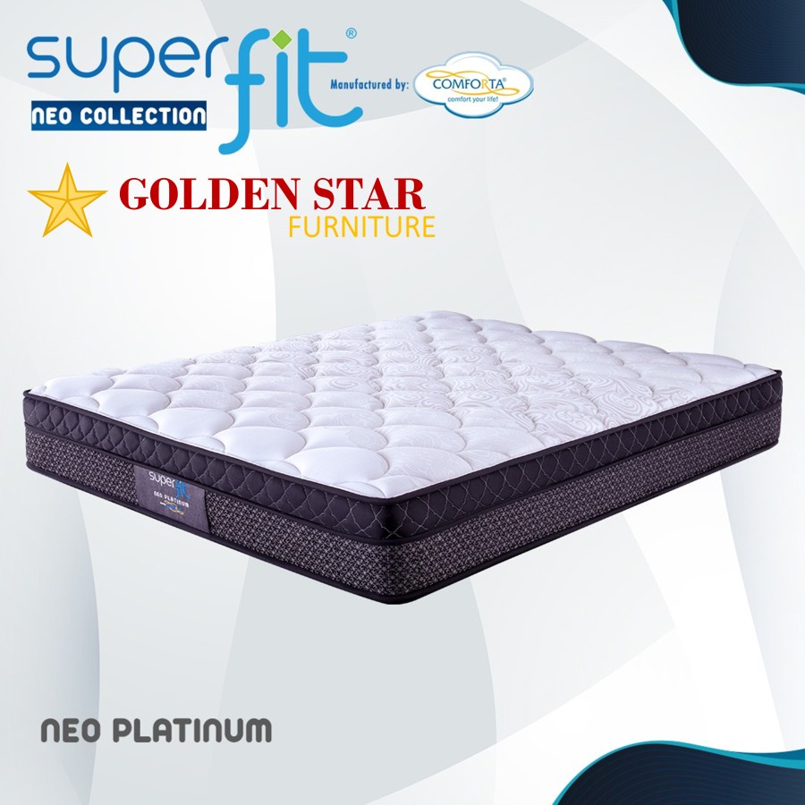 Kasur Superfit Platinum Comforta Spring Bed 120/160/180 springbed