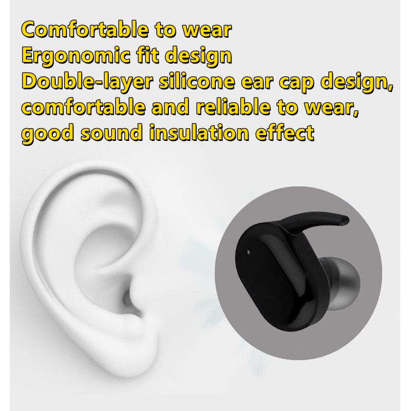 TWS4 Bluetooth touch automatic power-on matching wireless in-ear sports gift headset