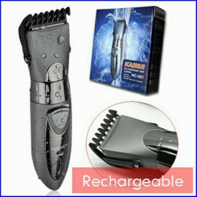 ALAT CUKUR RAMBUT RECHARGER KAIRUI  HC-001