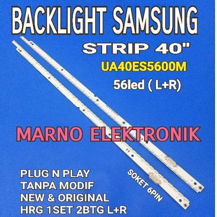 LAMPU BL BACKLIGHT LED TV SAMSUNG STRIP 40INCH UA40ES5600M UAES5600 40IN UA 40ES5600M 40ES5600 BL LI