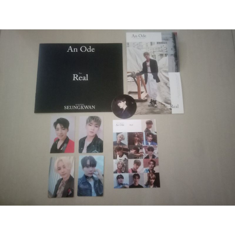 PC BERET SCOUPS, AN ODE REAL STICKER + MINI PB SEUNGKWAN FOLDED THE8