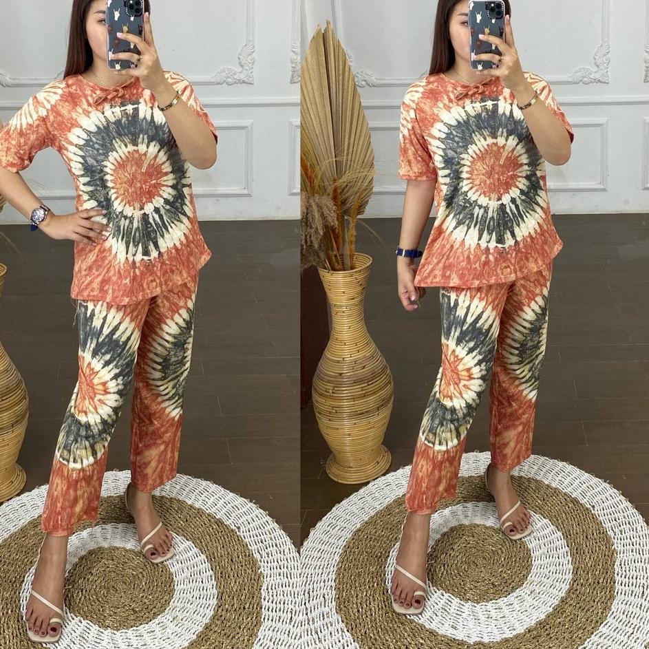 MANDA ONE SET / SETELAN RAYON DAILY ONE SET BAJU SETELAN WANITA KEKINIAN –TGU.19My22н