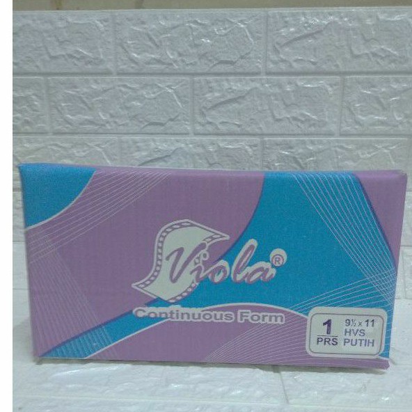 

Continuous Form 9 1/2 x 11 1Ply Bagi 2 Merk Viola