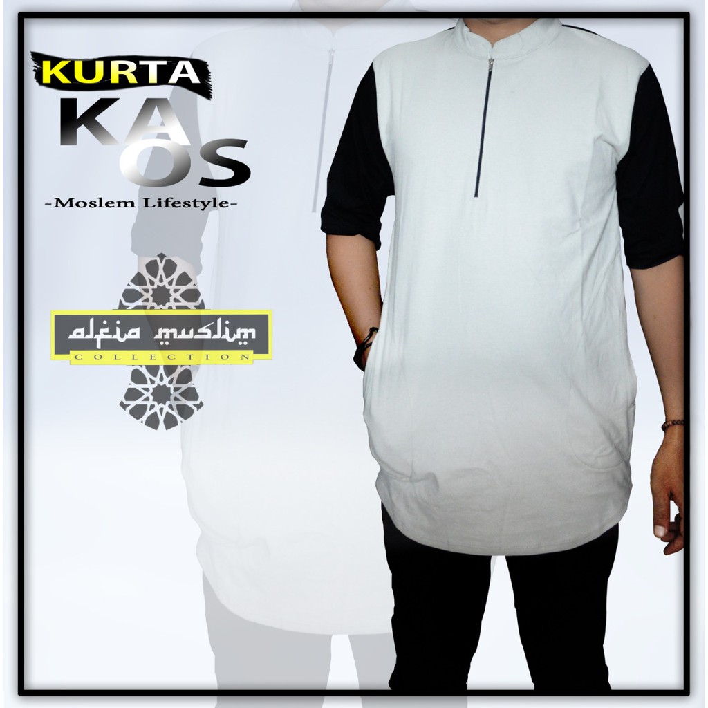 Kaos Kurta Kaos Pakistan Bahan Catton Combet 24s