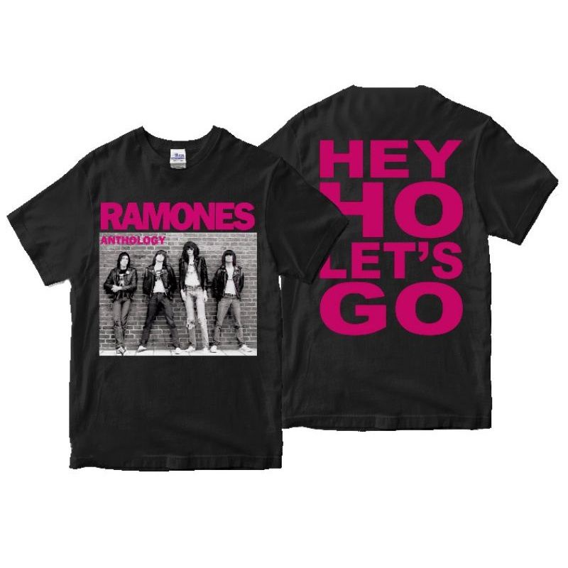 KAOS RAMONES - ANTHOLOGY / Premium Tshirt ramones heyho let's go / rock n roll / KAOS band / hnm TSH