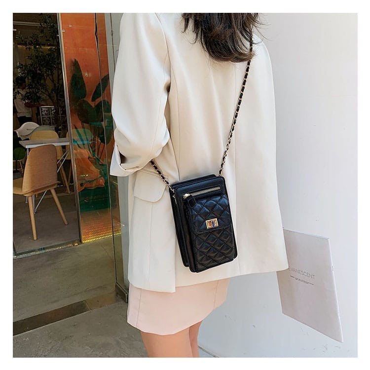 [BISA COD] Tas Selempang Slempang Sling Bag Premium Wanita - Tas Kondangan Pesta Rantai Bahu Elegan Wanita Korean Style Ootd